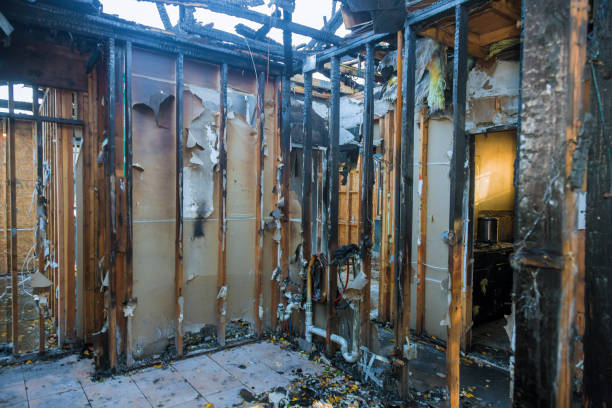 Professional Fire Damage Removal technician working in Edmond, OK